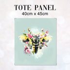 TOTE Floral Moth Fabric Bag Panel TP-430