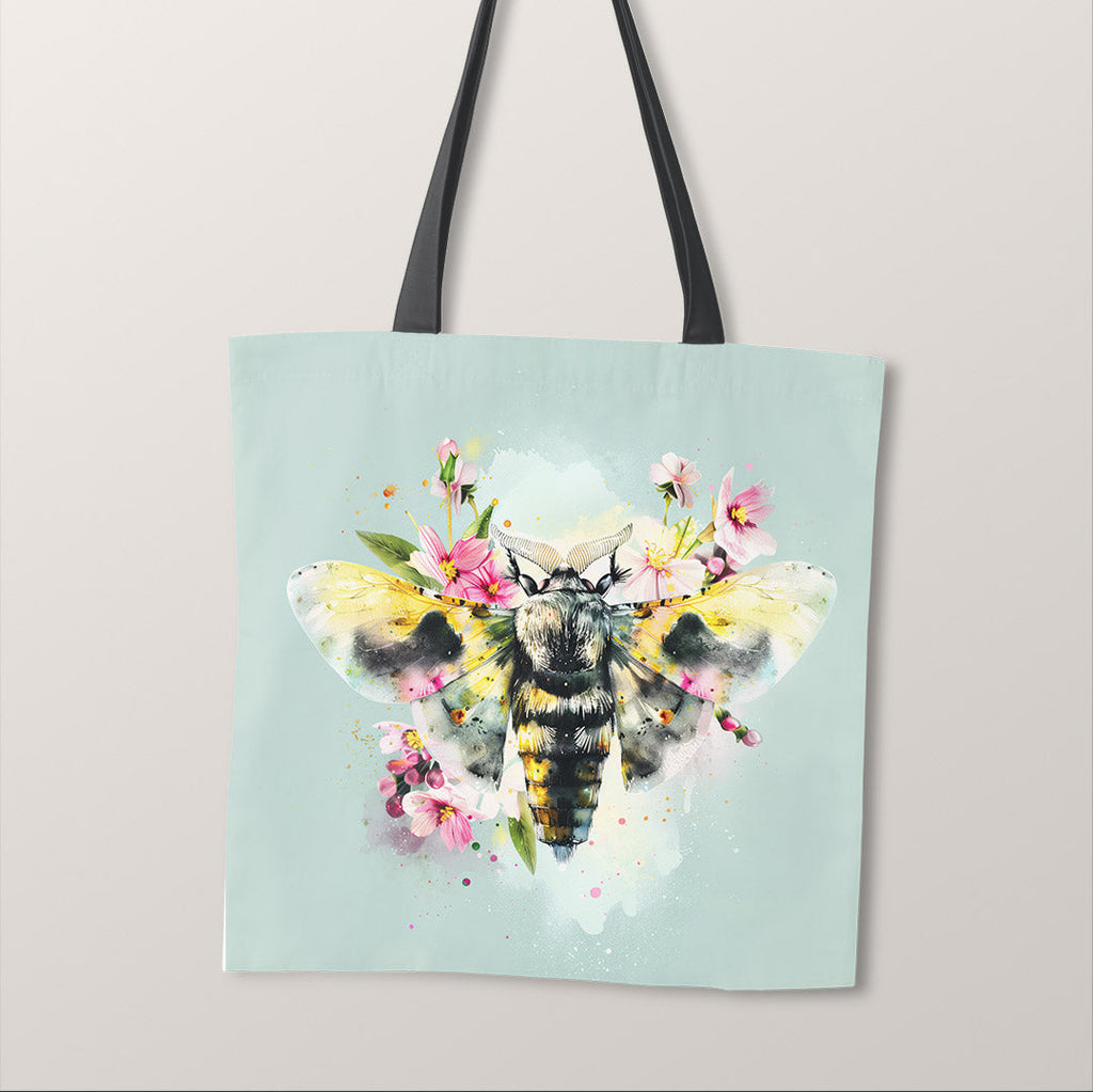 TOTE Floral Moth Fabric Bag Panel TP-430