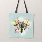 TOTE Floral Moth Fabric Bag Panel TP-430
