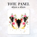 TOTE Butterfly White Fabric Bag Panel TP-431