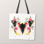 TOTE Butterfly White Fabric Bag Panel TP-431
