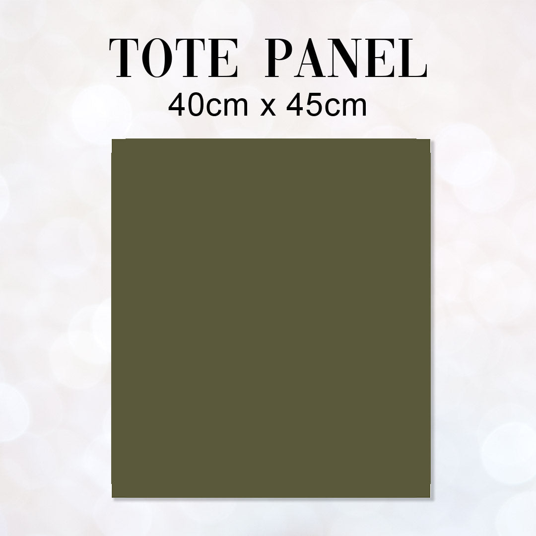 TOTE CO-ORD Quilted Panda Fabric Bag Panel TP-433