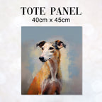 TOTE Dreamy Greyhound TP-44 Fabric Bag Panel
