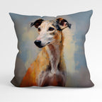 CUSHION Fabric Panel Dreamy Greyhound CP-44
