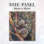 TOTE Quilted Koala Fabric Bag Panel TP-442