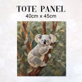 TOTE Quilted Koala 2 Fabric Bag Panel TP-444