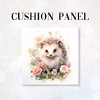 CUSHION Fabric Panel Cute Watercolour Hedgehog CP-46