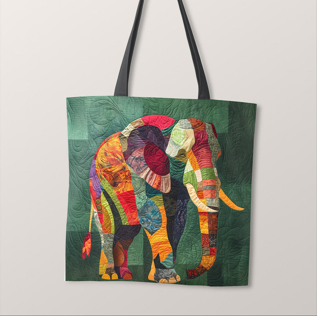 TOTE Patchwork Elephant Fabric Bag Panel TP-469
