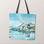 TOTE Eilean Donan Castle Fabric Bag Panel TP-473