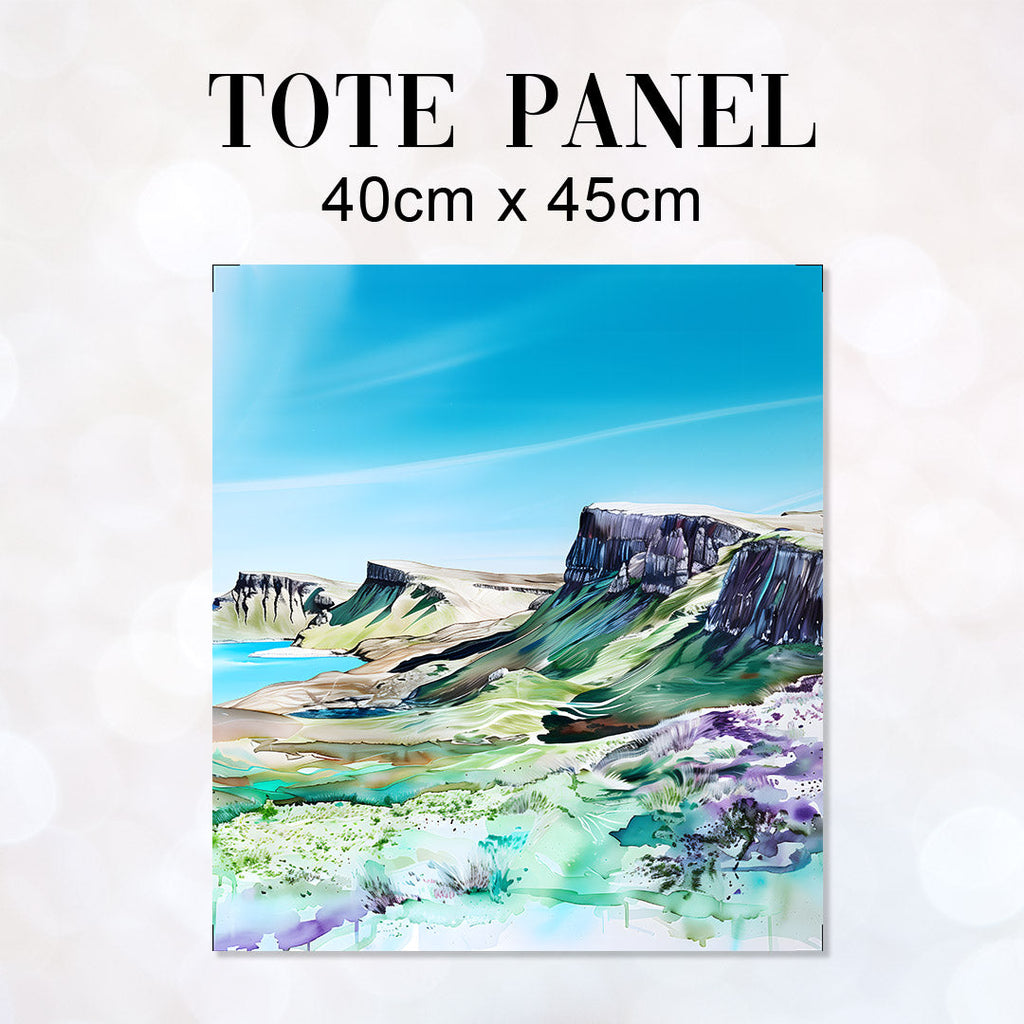 TOTE Isle of Skye Cliffs Fabric Bag Panel TP-475