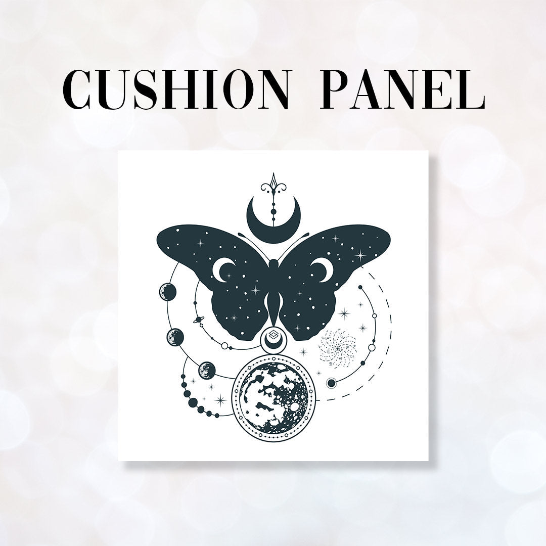CUSHION Fabric Panel Butterfly Magic CP-48