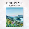TOTE Scottish Coast Fabric Bag Panel TP-483