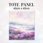 TOTE Watercolour Highlands at Dawn Fabric Bag Panel TP-485