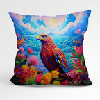 CUSHION Fabric Panel Bright Landscape Eagle CP-50