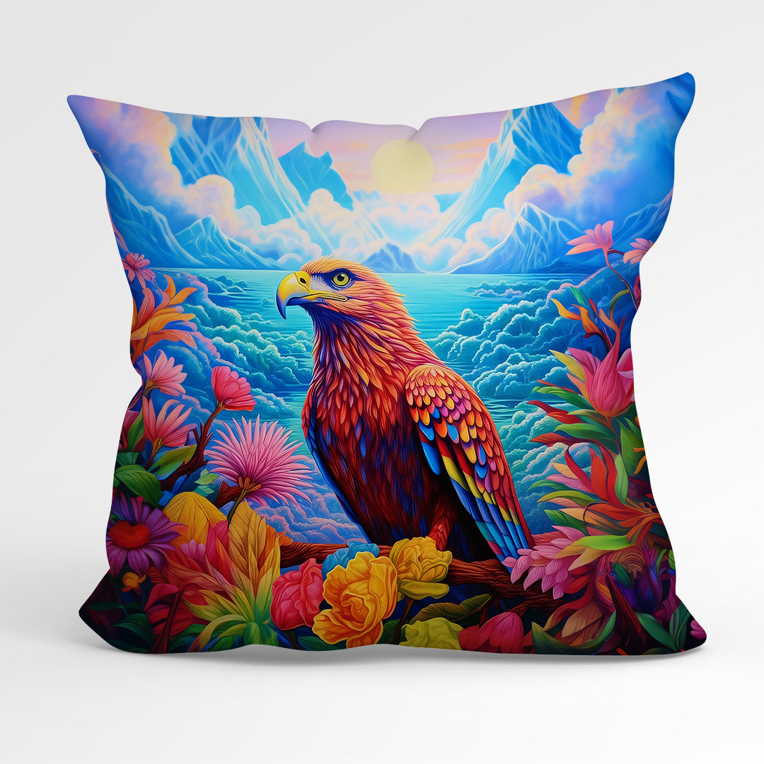 CUSHION Fabric Panel Bright Landscape Eagle CP-50