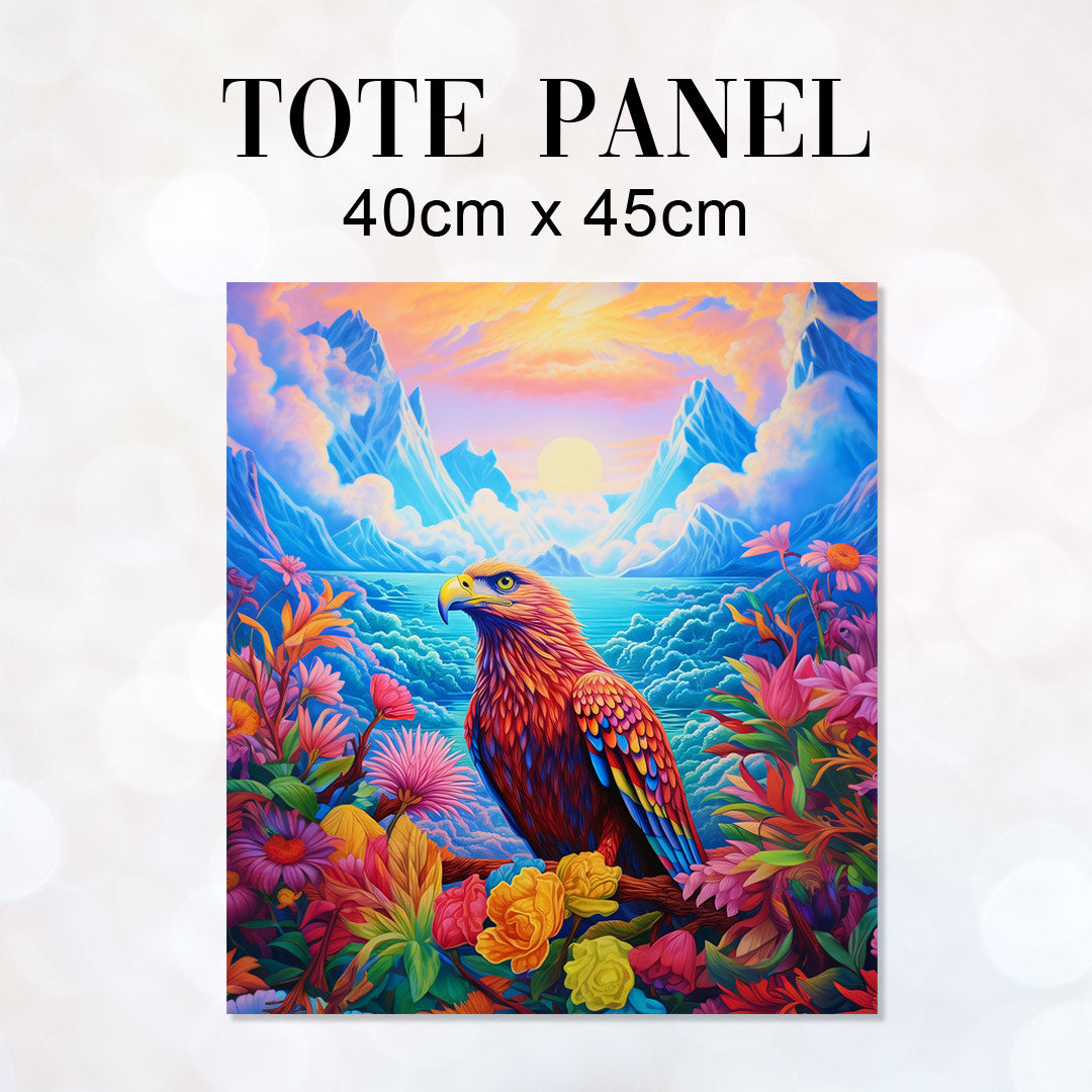 TOTE Bright Landscape Eagle TP-50 Fabric Bag Panel