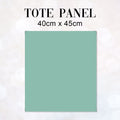 TOTE CO-ORD Black Greyhound On Mint Fabric Bag Panel TP-508