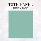 TOTE CO-ORD Black Greyhound On Mint Fabric Bag Panel TP-508