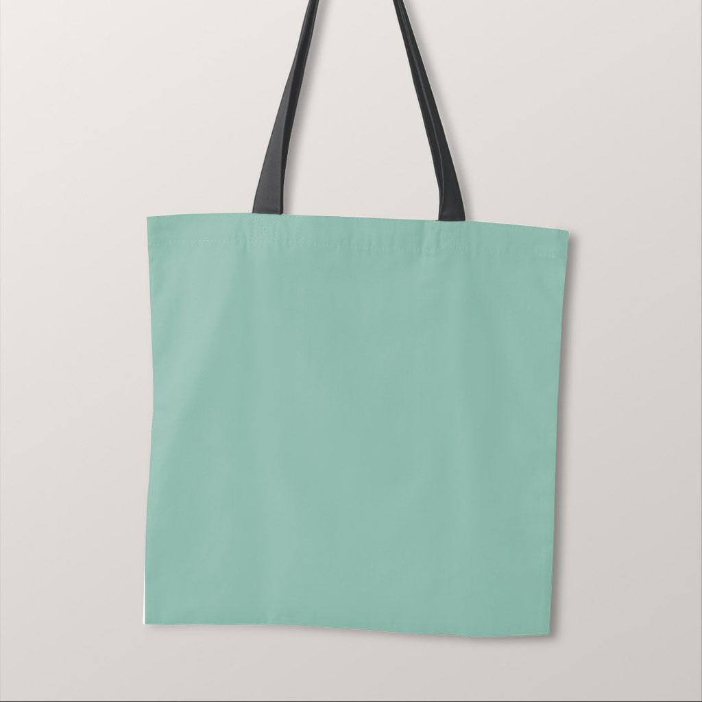 TOTE CO-ORD Black Greyhound On Mint Fabric Bag Panel TP-508