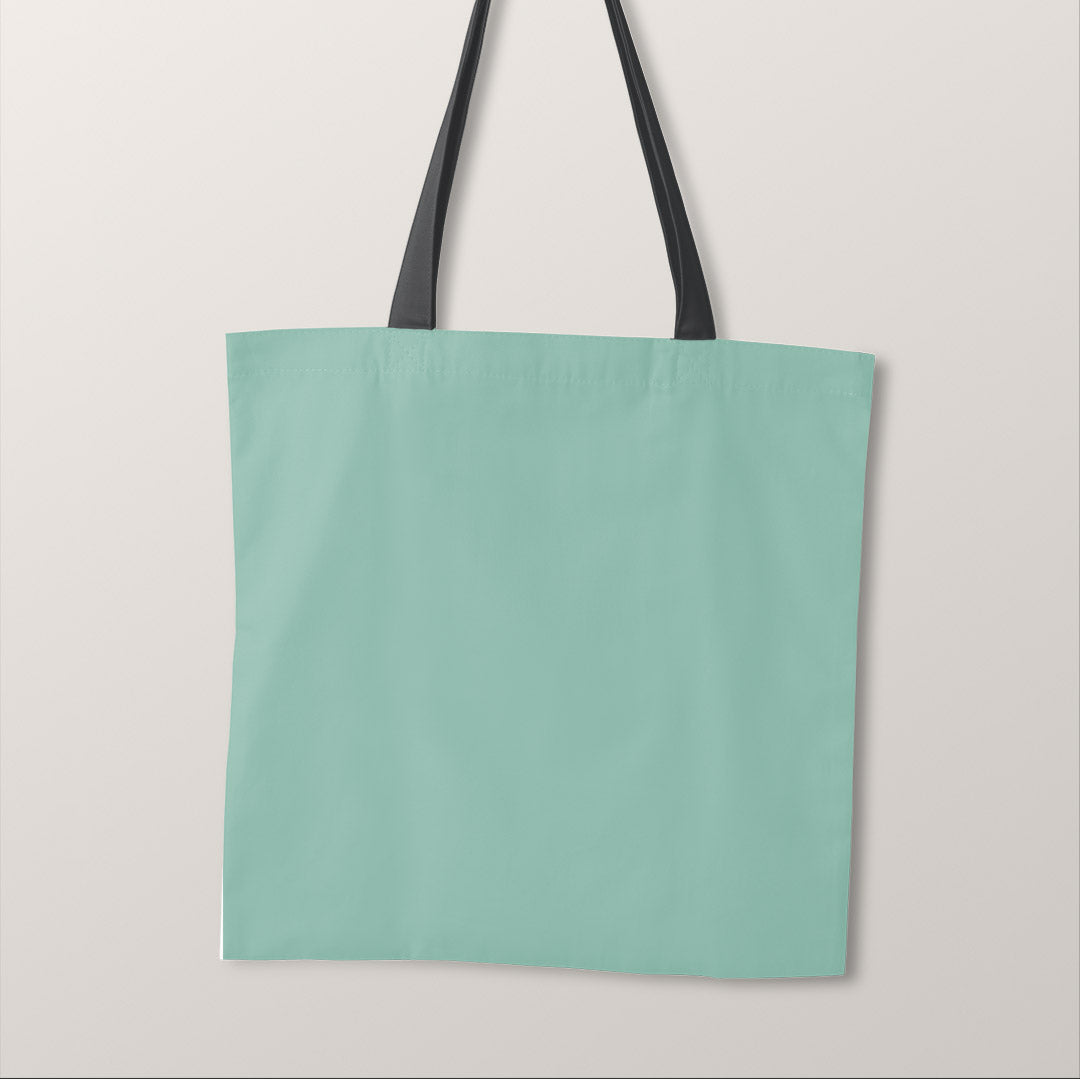 TOTE CO-ORD Black Greyhound On Mint Fabric Bag Panel TP-508