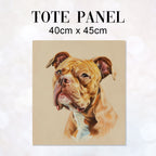 TOTE American XL Bulldog Fabric Bag Panel TP-511