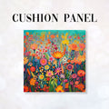 CUSHION Fabric Panel Bright Floral Meadow CP-52