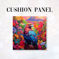 CUSHION Fabric Panel Bright Floral Eagle CP-53