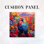CUSHION Fabric Panel Bright Floral Eagle CP-53