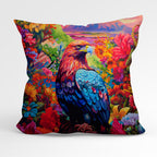 CUSHION Fabric Panel Bright Floral Eagle CP-53