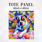 TOTE Colourful Bulldog Fabric Bag Panel TP-541