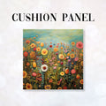 CUSHION Fabric Panel Autumn Flower Field CP-55