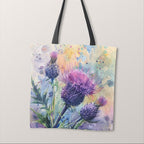 TOTE Watercolour Thistle 3 Fabric Bag Panel TP-551