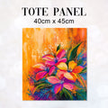 TOTE Colourful Autumn Lillies Fabric Bag Panel TP-557