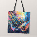 TOTE Fantasy Whale Fabric Bag Panel TP-561