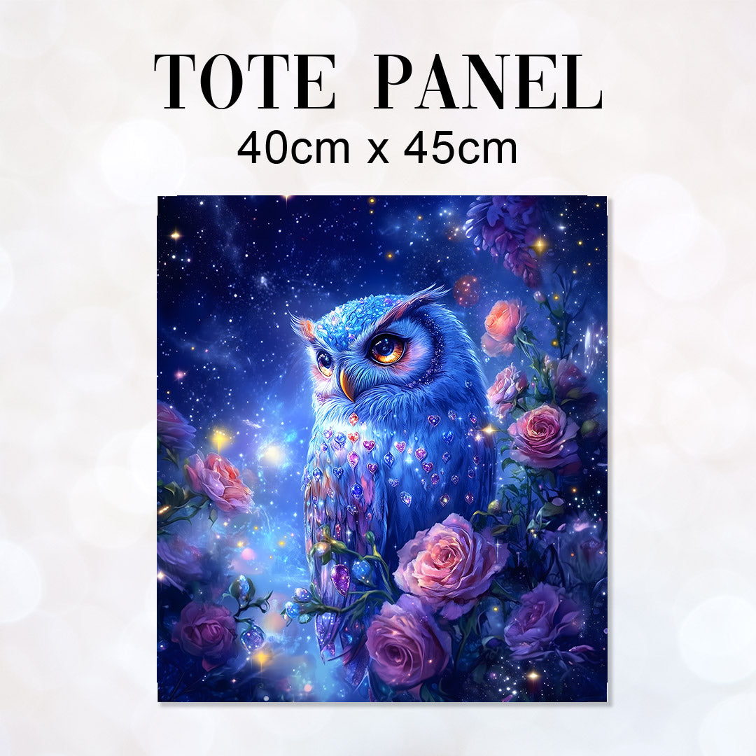 TOTE Fantasy Owl Fabric Bag Panel TP-566