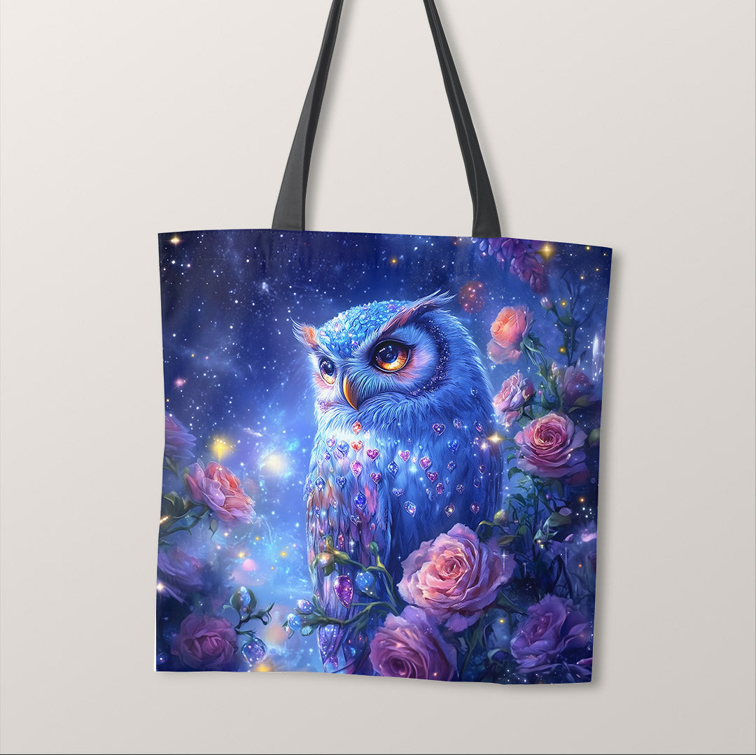 TOTE Fantasy Owl Fabric Bag Panel TP-566