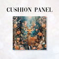 CUSHION Fabric Panel Autumn Floral Fawn CP-57