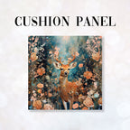 CUSHION Fabric Panel Autumn Floral Fawn CP-57