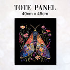 TOTE Floral Moth Fabric Bag Panel TP-571