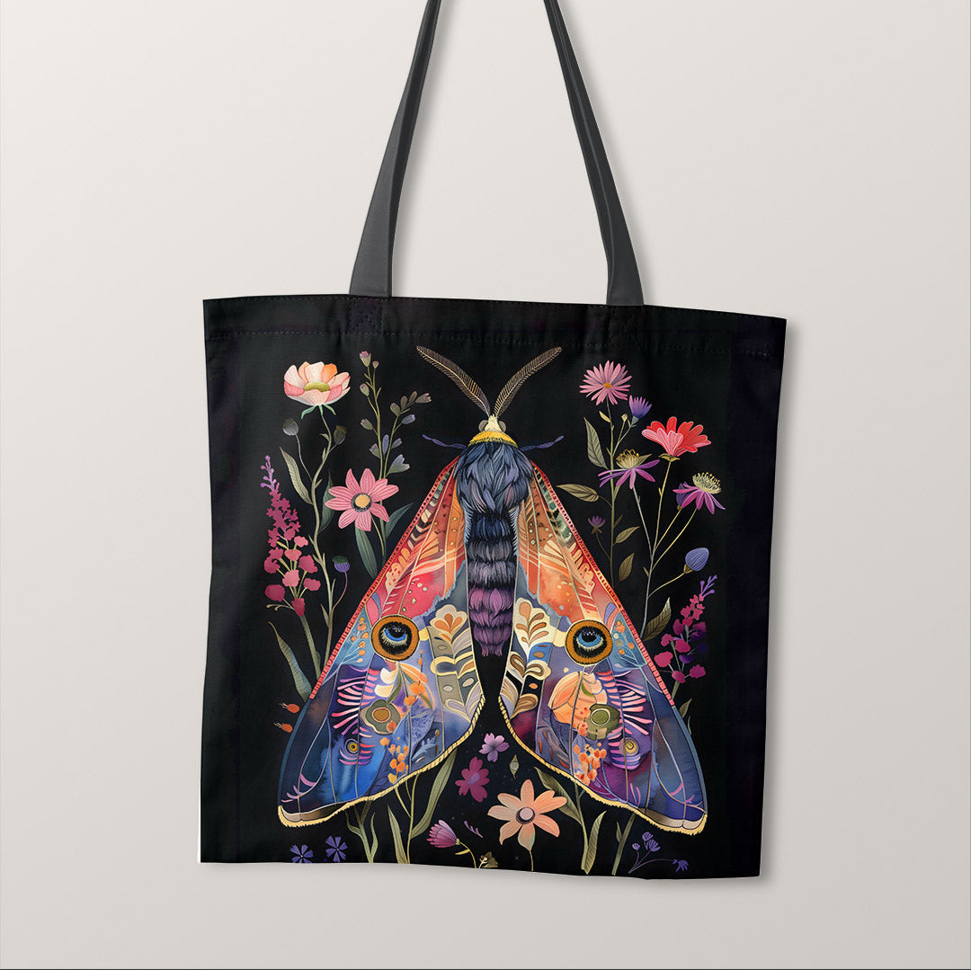 TOTE Floral Moth Fabric Bag Panel TP-571