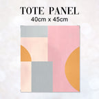 TOTE Pastel Puffin CO-ORD Fabric Bag Panel TP-576