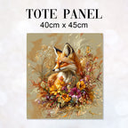 TOTE Autumn Fox 3 Fabric Bag Panel TP-578