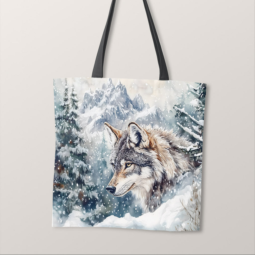 TOTE Winter Wolf Fabric Bag Panel TP-591