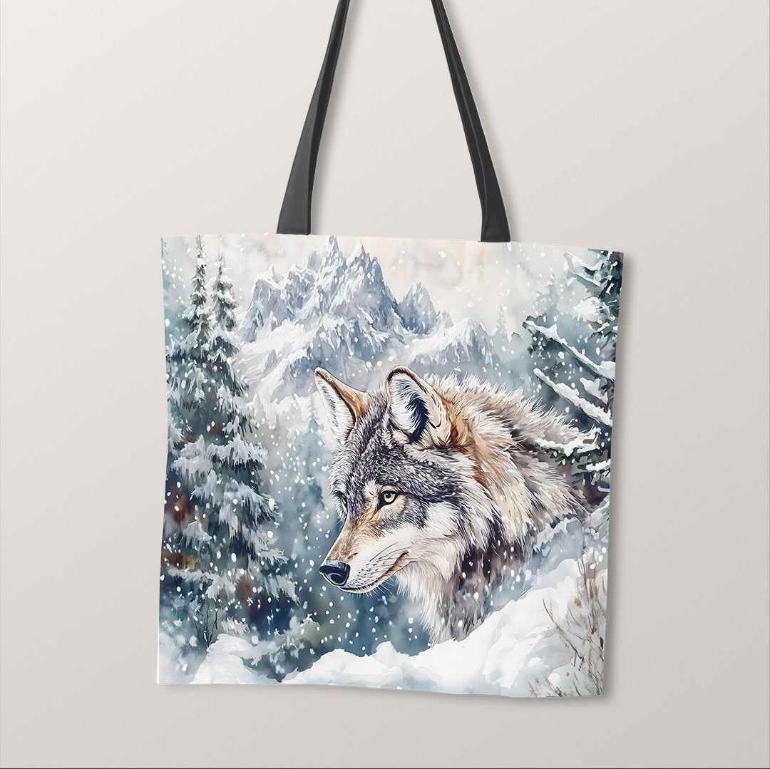 TOTE Winter Wolf Fabric Bag Panel TP-591