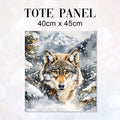 TOTE Snow Wolf Fabric Bag Panel TP-592