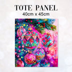 TOTE Colourful Baubles Fabric Bag Panel TP-595