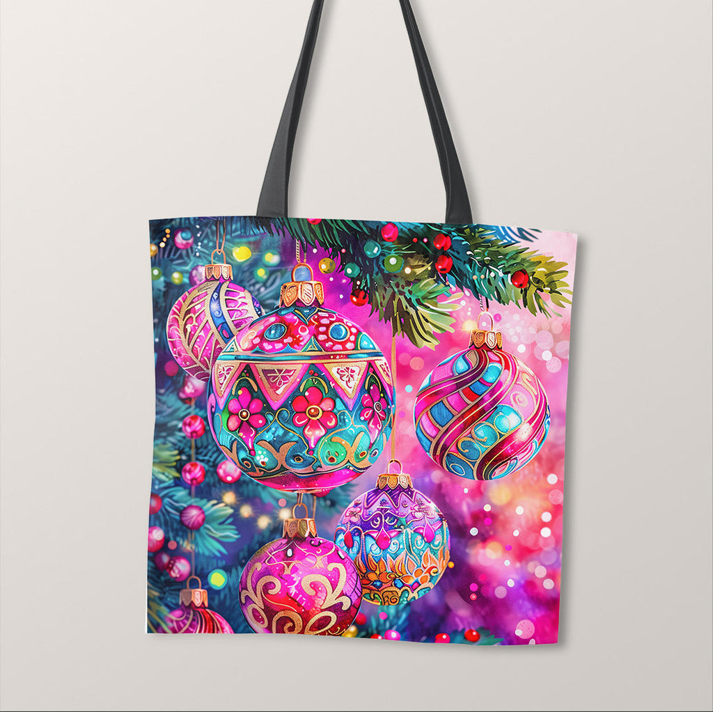 TOTE Colourful Baubles Fabric Bag Panel TP-595