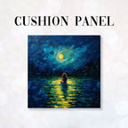 CUSHION Fabric Panel Starry Night Mermaid CP-6