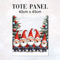 TOTE Singing Gnomes Fabric Bag Panel TP-600