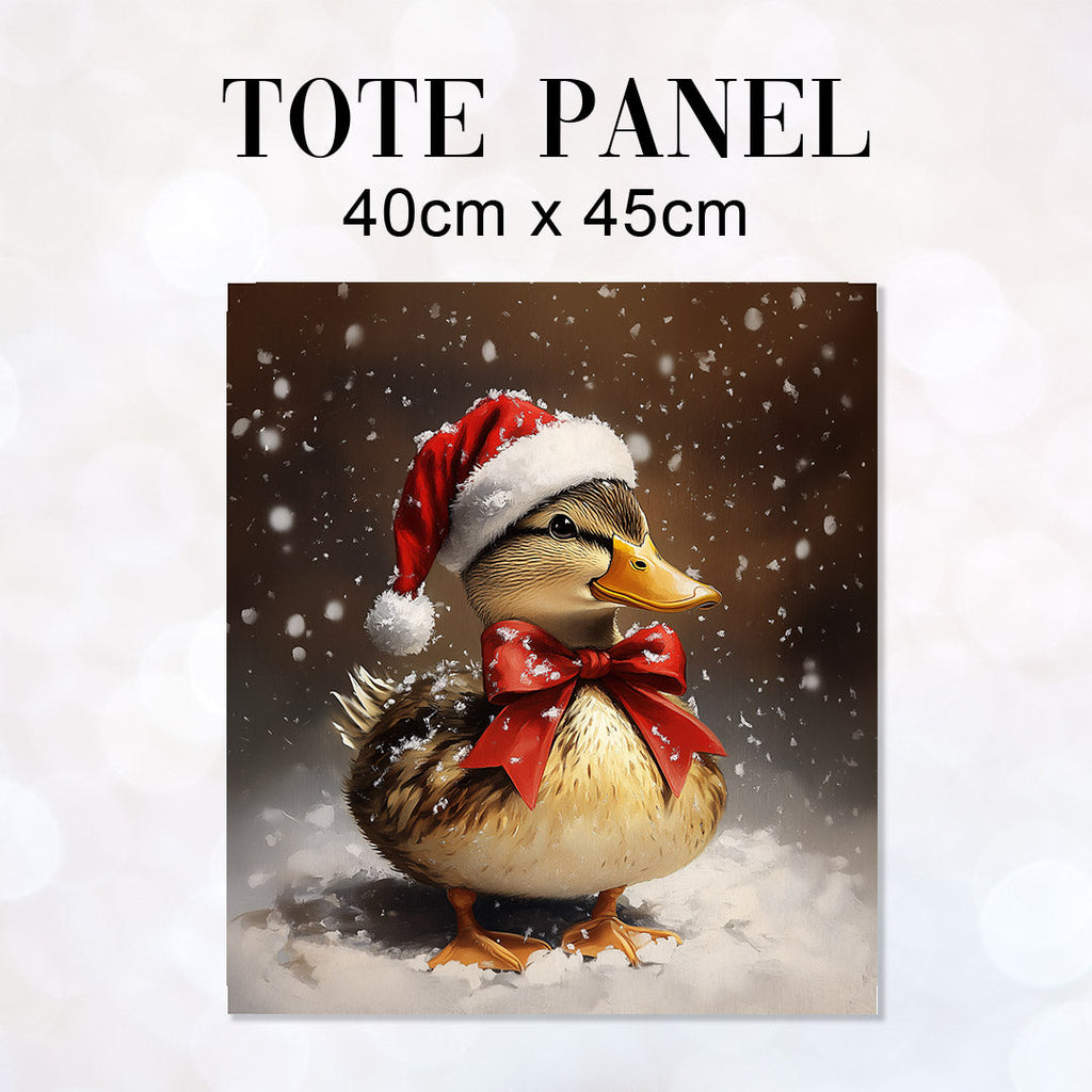 TOTE Winter Duck Fabric Bag Panel TP-605